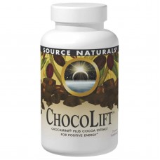 Экстракт шоколада, ChocoLift, Source Naturals, 500 мг, 60 капсул