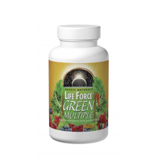Мультивитамины, Life Force Green Multiple, Source Naturals, активатор энергии с суперпродуктами, 45 таблеток