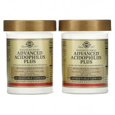 Пробиотики Ацидофил плюс, Advanced Acidophilus, Solgar, 120 вегетарианских капсул