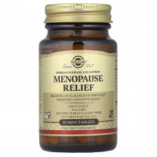 Поддержка при менопаузе, Menopause Relief, Solgar, 30 мини-таблеток