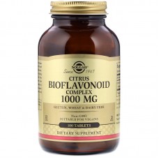 Биофлавоноиды, Citrus Bioflavonoid, Solgar, 1000 мг, 100 таблеток