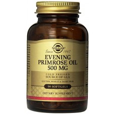 Масло вечерней примулы, Evening Primrose Oil, Solgar, 500 мг, 90 капсул