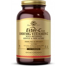 Эстер-С плюс, Ester-C Plus, Solgar, 180 таблеток