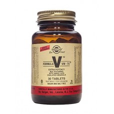 Мультивитамины и хелатные минералы, Formula V, VM-75, Solgar, 30 таблеток