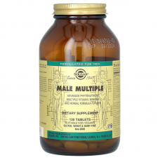 Витамины для мужчин, Male Multiple, Solgar, 120 таблеток