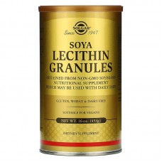 Лецитин соевый, Lecithin Granules, Solgar, гранулы, 454 г