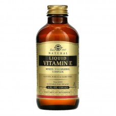 Витамин Е натуральный, Liquid Vitamin E, Solgar, 118 мл