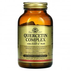 Кверцетин комплекс с эстер-С, Quercetin, Solgar, 100 вегетарианских капсул