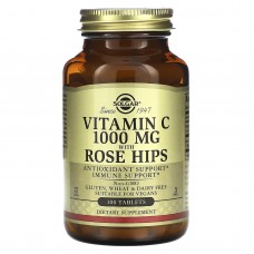 Витамин С с шиповником, Vitamin C, Solgar, 1000 мг, 100 таблеток
