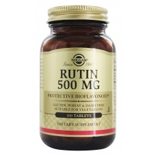 Рутин, Rutin, Solgar, 500 мг, 100 таблеток