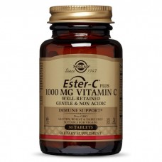 Эстер-С плюс, Ester-C Plus, Solgar, витамин С, 1000 мг, 30 таблеток