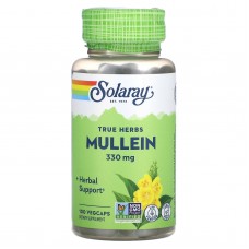 Коровяк, Mullein, Solaray, 330 мг, 100 растительных капсул