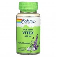 Витекс священный, Vitex, Solaray, 400 мг, 100 капсул