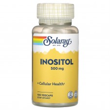 Инозитол, Inositol, Solaray, 500 мг, 100 вегетарианских капсул