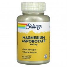 Магний аспартат, Magnesium Asporotate, Solaray, 120 капсул