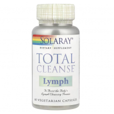 Детоксикация лимфы, Total Cleanse Lymph, Solaray, 60 вегетарианских капсул