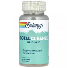Очиститель мочевой кислоты, Total Cleanse Uric Acid, Solaray, 60 капсул
