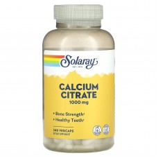 Цитрат кальция, Calcium Citrate, Solaray, 240 капсул