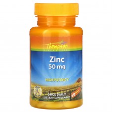 Оксид цинка, Zinc, Thompson, 50 мг, 60 таблеток