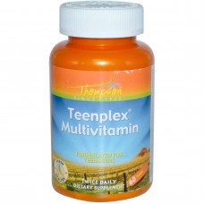 Мультивитамины для подростков, Teenplex Multivitamin, Thompson, 60 таб.