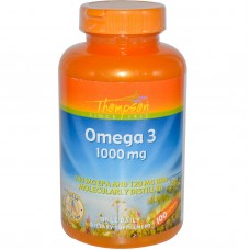 Омега 3, Omega 3, Thompson, 1000 мг, 100 капсул