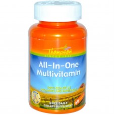 Мультивитамины для всего организма, Multivitamin, Thompson, 1 в день, 60 капсул