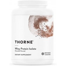 Сывороточный протеин, изолят, Whey Protein Isolate, Thorne, шоколад, 906 г