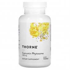 Куркумин, Curcumin Phytosome, Thorne, 120 капсул (500 мг на капсулу)