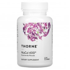 Никотинамид рибозид, NiaCel 400, Thorne, 60 капсул