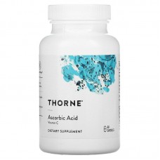 Аскорбиновая кислота, Ascorbic Acid, Thorne, витамин С, 60 капсул