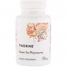 Зеленый чай, Green Tea Phytosome) Thorne, 60 капсул (250 мг в капсуле)