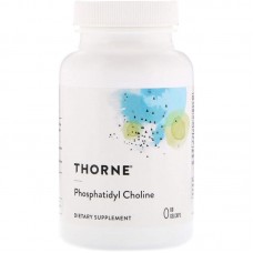 Фосфатидилхолин, Phosphatidyl Choline, Thorne, 60 гелевых капсул