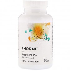 Омега-3, Super EPA Pro, Thorne, концентрат, 120 капсул