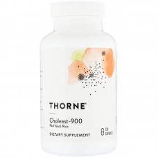 Красный дрожжевой рис, Choleast-900, Thorne, 120 капсул (900 мг на капсулу)