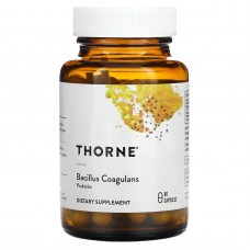 Пробиотики, Bacillus Coagulans, Thorne, 60 капсул