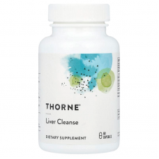 Чистка печени, Liver Cleanse, Thorne, 60 капсул