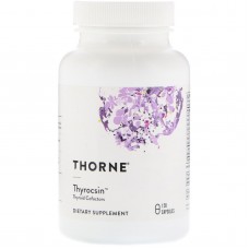 Поддержка щитовидной железы, Thyrocsin, Thorne, 120 капсул