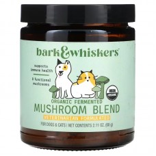 Комплекс грибов для здоровья животных, Mushroom Blend, Dr. Mercola, органическая ферментированная грибная смесь, для собак и кошек, 60 г.