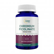 Хром пиколинат, Chromium Picolinate Powerful, Sunny Caps, 100 капсул