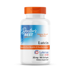Лютеин, Lutein, Doctors Best, лютемакс, 20 мг, 180 капсул