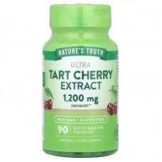Терпкая вишня, Ultra Tart Cherry Extract, Nature's Truth, экстракт, 1200 мг, 90 капсул быстрого высвобождения
