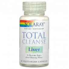 Чистка печени, Total Cleanse Liver, Solaray, 60 капсул