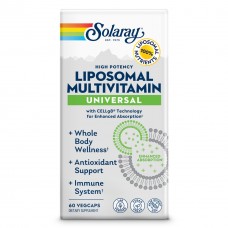 Мультивитамины липосомальные универсальные, Liposomal Multivitamin, Universal, Solaray, 60 вегетарианских капсул