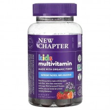 Мультивитамины для детей, Kid's Multivitamin, New Chapter, вкус ягодно-цитрусовый, 60 жевательных конфет