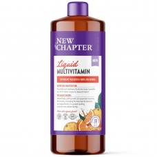 Мультивитамины для всей семьи, Vegan Liquid Multivitamin for the Whole Family, New Chapter, жидкие, веган, апельсин-манго, 887 мл