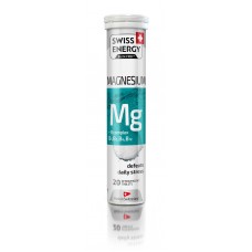 Магний и комплекс витаминов В, MAGNESIUM + B complex CH, анти-стресс, сердце, метаболизм, 20 растворимых таблеток