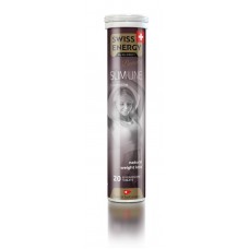 L-карнитин для похудения, SLIM LINE L-Carnitine CH, Swiss Energy, натуральный контроль веса, 20 растворимых таблеток