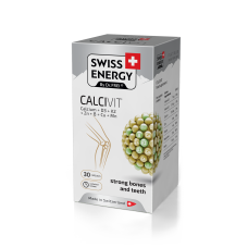 Здоровье костей и зубов, CALCIVIT Calcium+Vitamin D3+Vitamin K2, Swiss Energy, 30 капсул