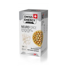 Витамины группы В, NEUROFORCE Vitamin B-Complex, Swiss Energy, поддержка нервной системы, 30 капсул