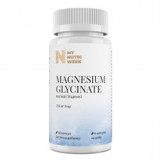 Магний глицинат, Magnesium Glycinate, My Nutri Week, 60 капсул
